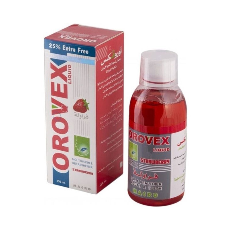 اوروفيكس فراولة مضمضة 250 مل