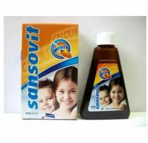 سانسوفيت كالسيوم 160 شراب