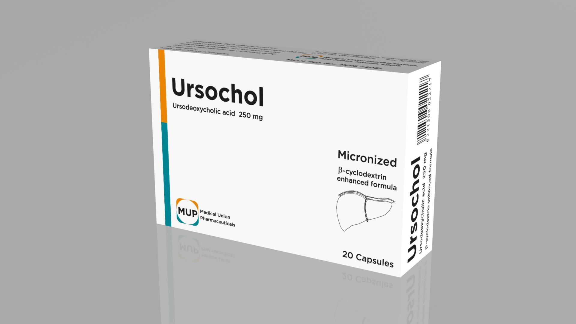 URSOCHOL 250 MG- 20 CAP