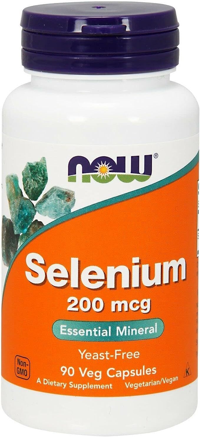 Now Food Selenium 200 mcg 90 Veg Capsules