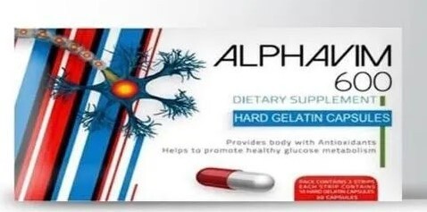 Alphavim 600mg 30capsule