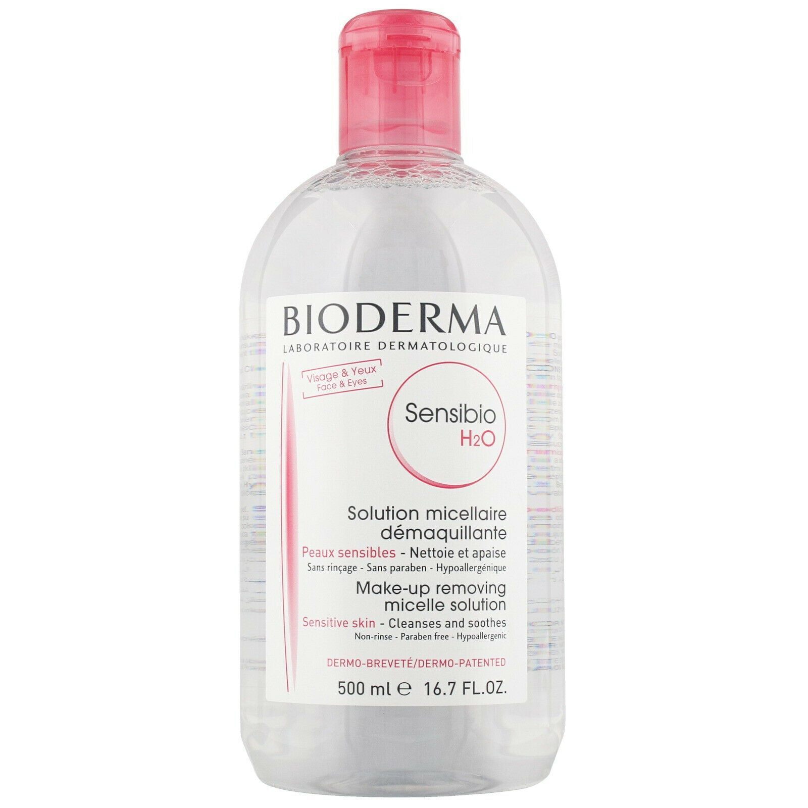 bioderma sensibio h20 micellar water 500ml