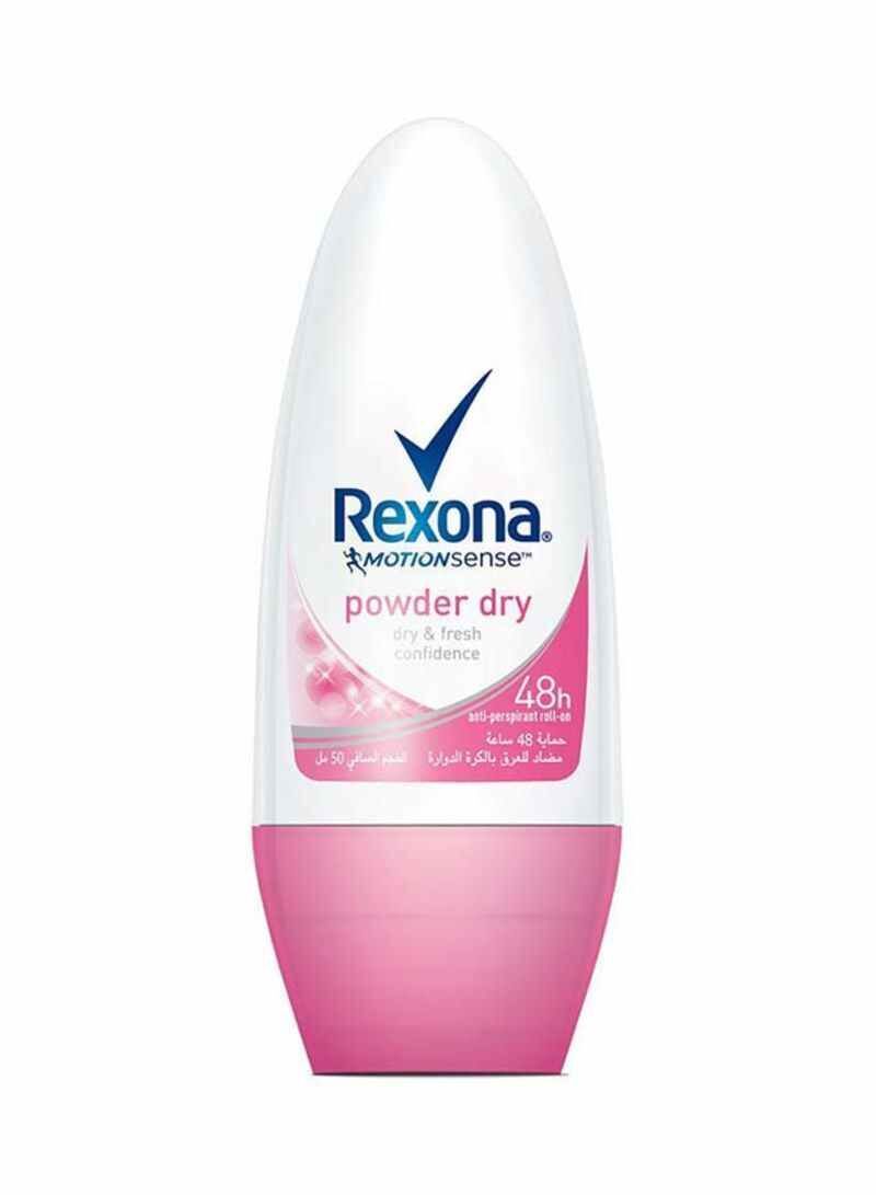 Rexona Powder Dry Roll-On women 50 ML - Order Now | Vezeeta Pharmacy