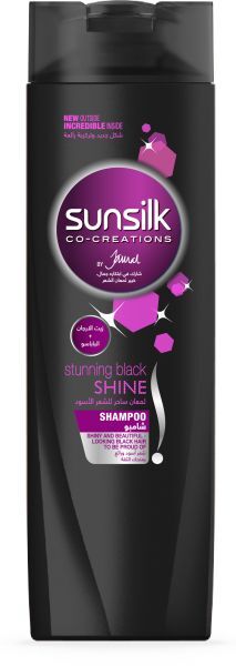 صانسيلك شامبو لمعان ساحر للشعر الأسود - 180 مل