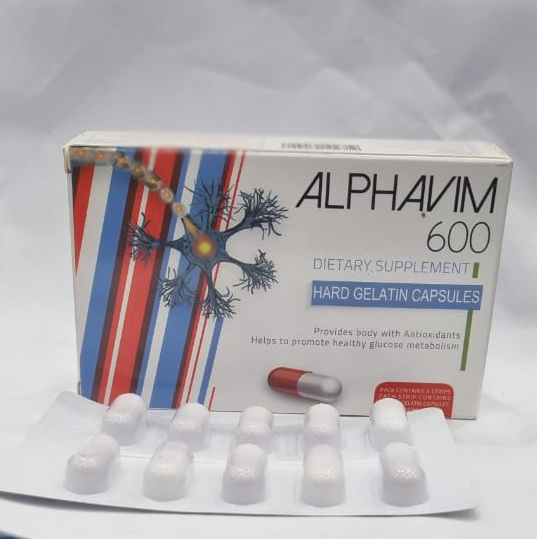 Alphavim 600 MG 20 Capsules