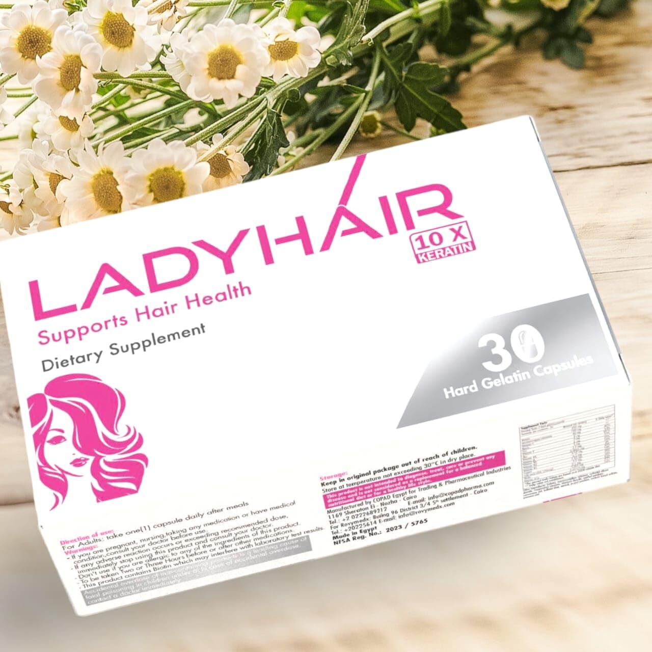 ليدي هير 30 كبسولة