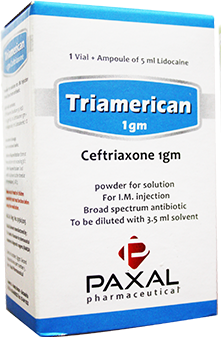 Triamerican 1 gm vial