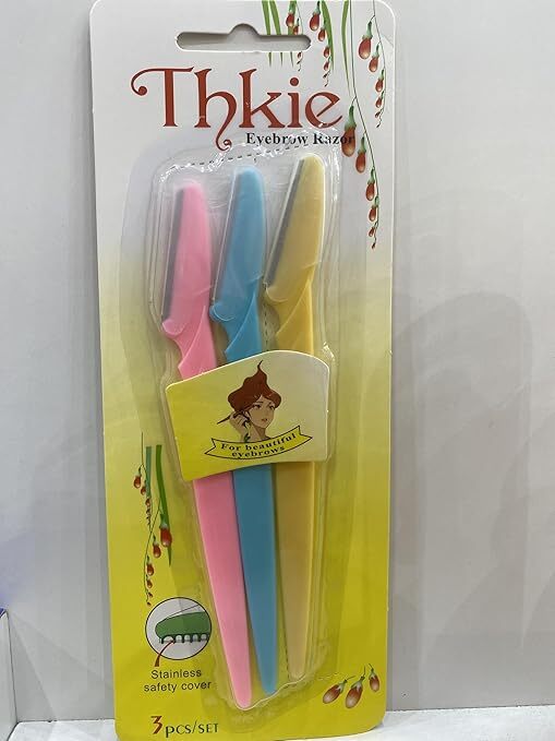 Thkie Eyebrow Razors - 3Pcs