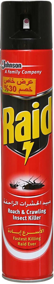 Raid Cockroach Spray 500 ml 30% Off