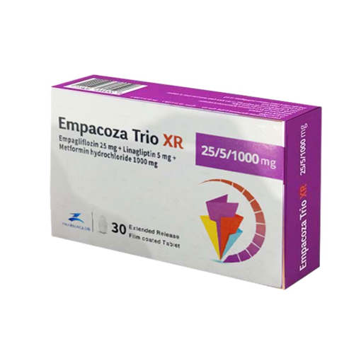 إمباكوزا تريو XR 25/5/1000MG 30 TAB مجم 30 قرص