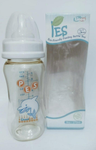 LINCO WIDE NECK FEEDING BOTTLE 270ML 1366