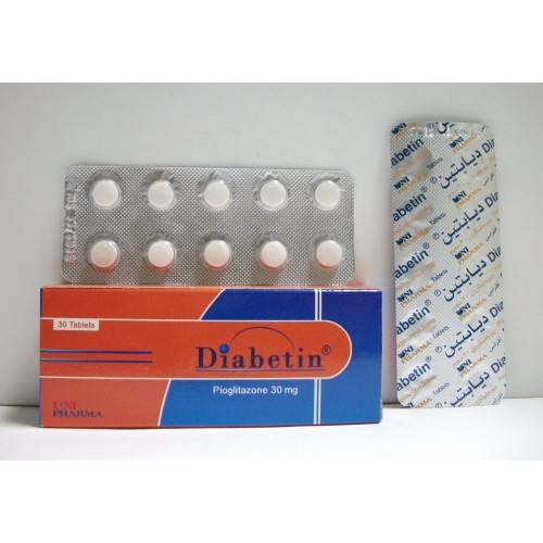 diabetin 30 mg tab
