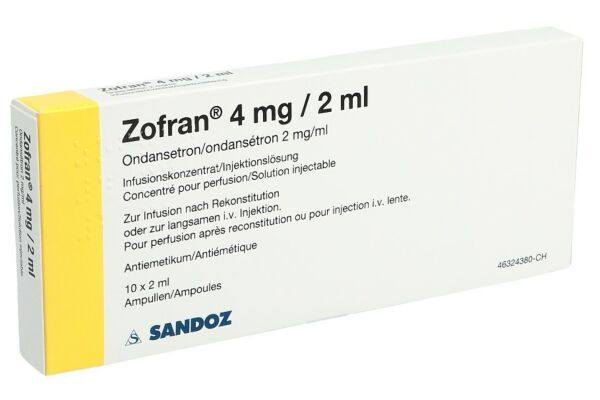 زوفران حقن 4مجم 10 امبولات 2ملى