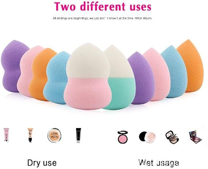 اسفنجة مكياج - 10 قطع