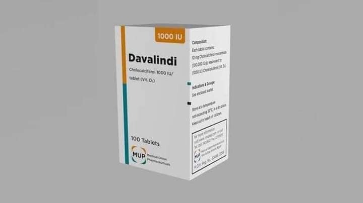 دافاليندي 1000 وحدة دولية 100 قرص