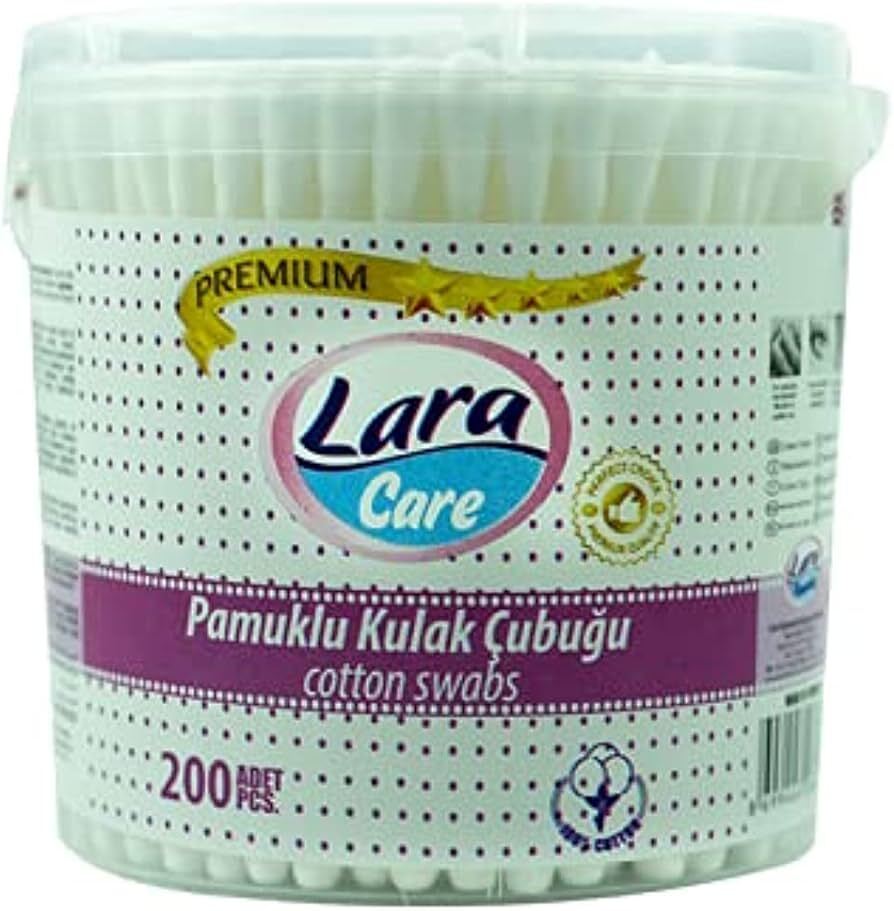 لارا كير - أعواد قطنية 200 قطعة