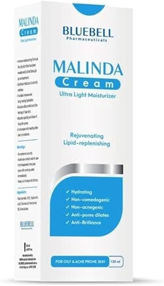 Bluebell Malinda Cream Ultra Light Moisturizer 120 ml