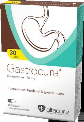 GASTROCURE 30MG 10 CAPS