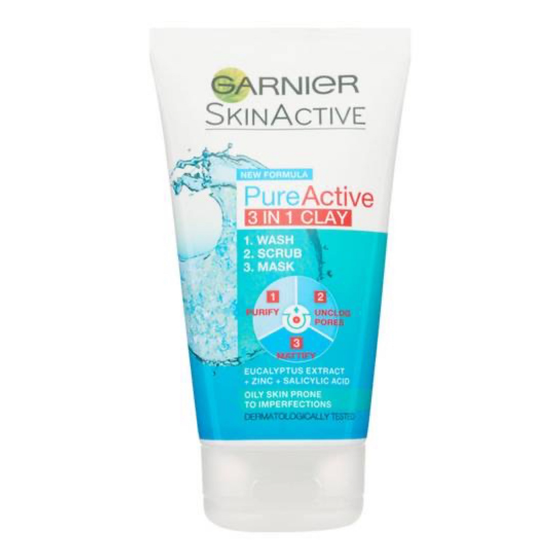 جارنييه سكين أكتيف 3 في 1 مقشر وماسك 100 مل