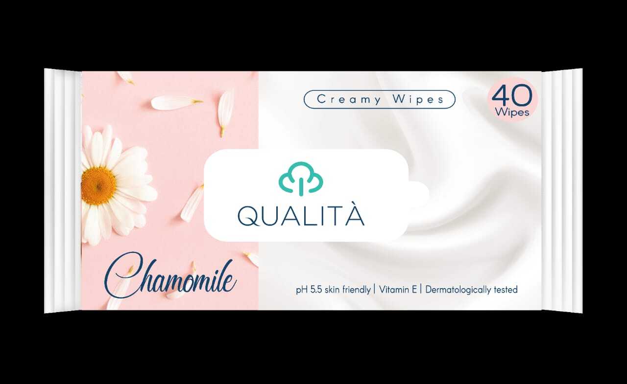 كواليتا مناديل مبلله - بابونج - 40 منديل