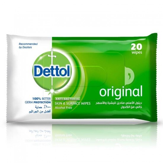 Dettol Original Anti-Bacterial - 20 Wipes