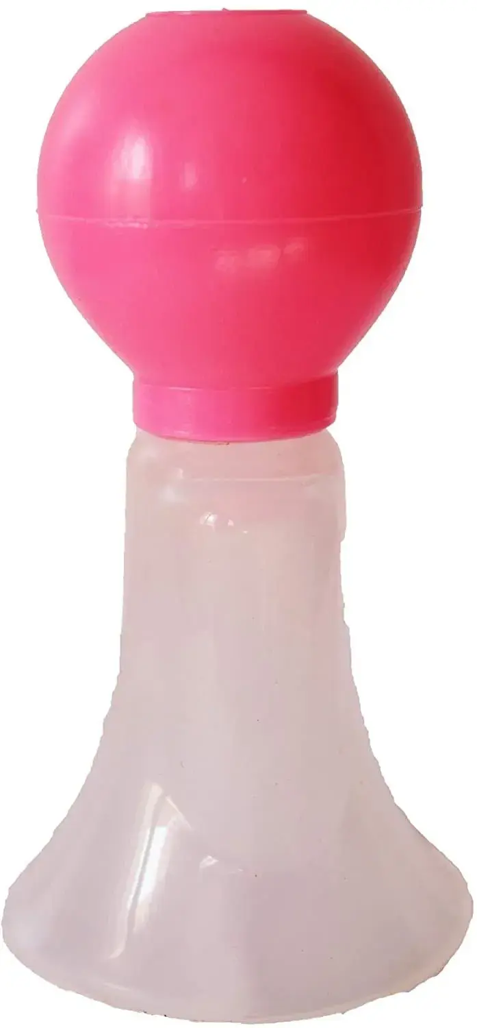Pink breast pump