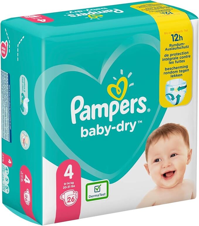 بامبرز (4) ماكسي (9-18 كجم) - 26 قطعة