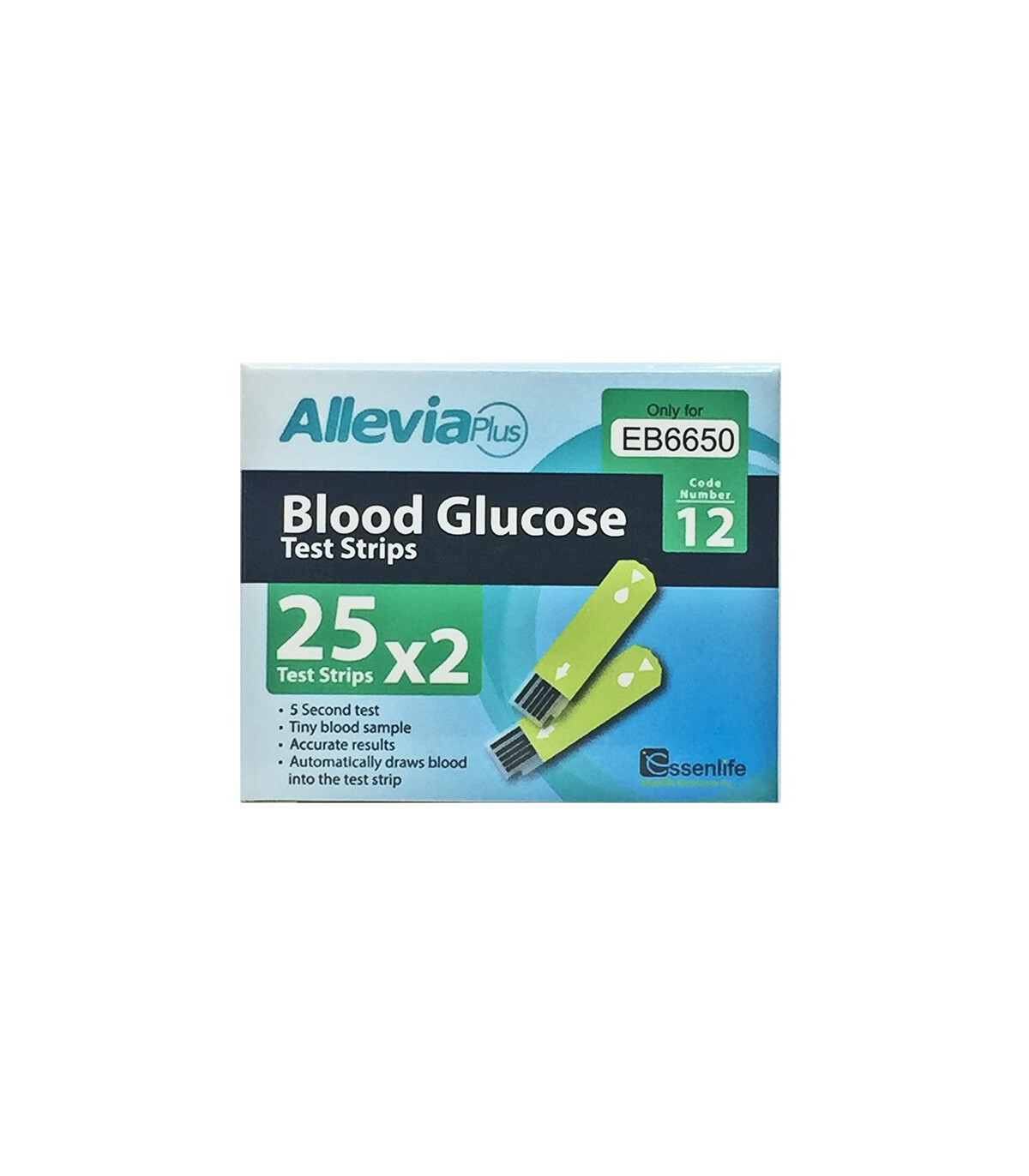 اليفيا بلس شرائط قياس السكر 50 شريط