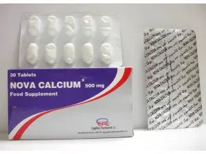 نوفا كالسيوم 500 مجم 30 قرص