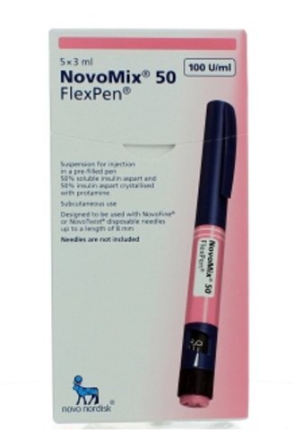 نوفوميكس 50 فلكس بن 100وحدة دولية/مل 5 أقلام معبأه مسبقا*3مل