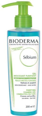 bioderma sebium gel moussant tube 200ml