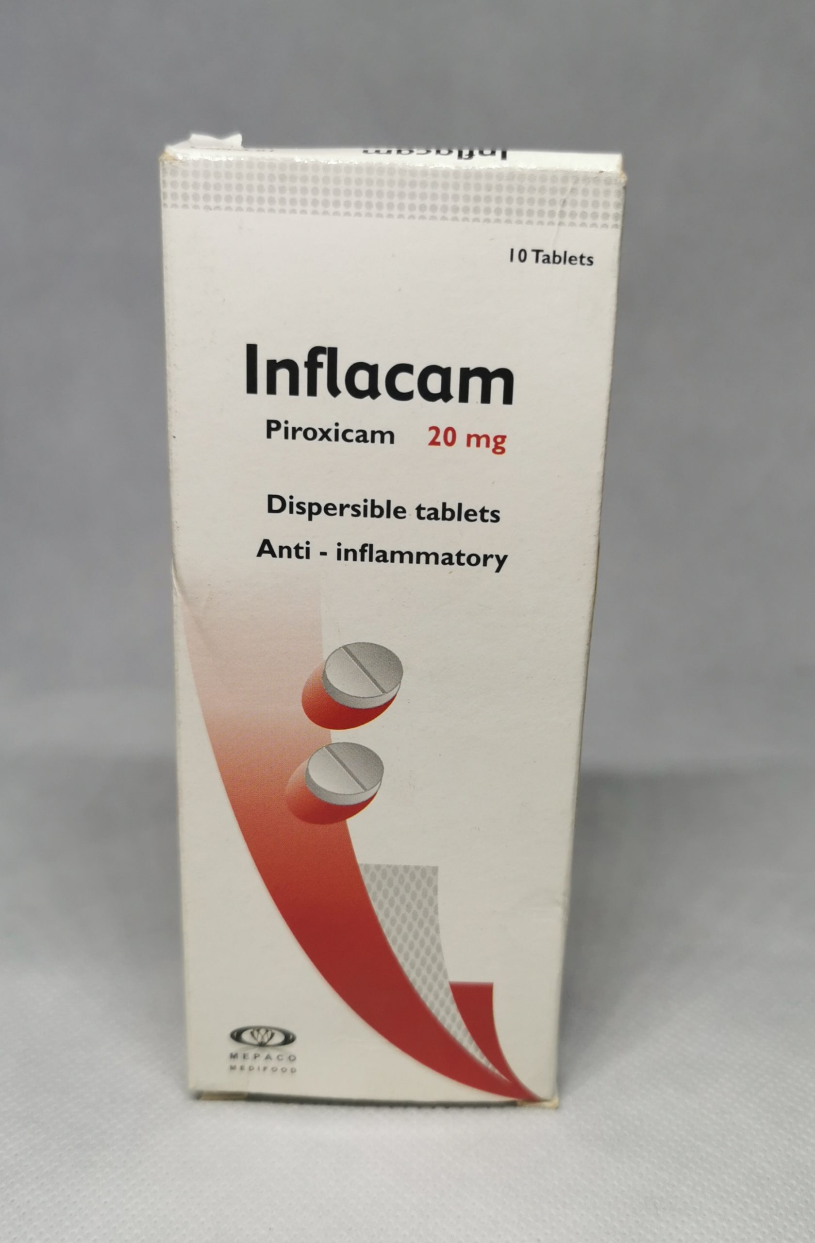 INFLACAM 20 MG.disp.10TAB