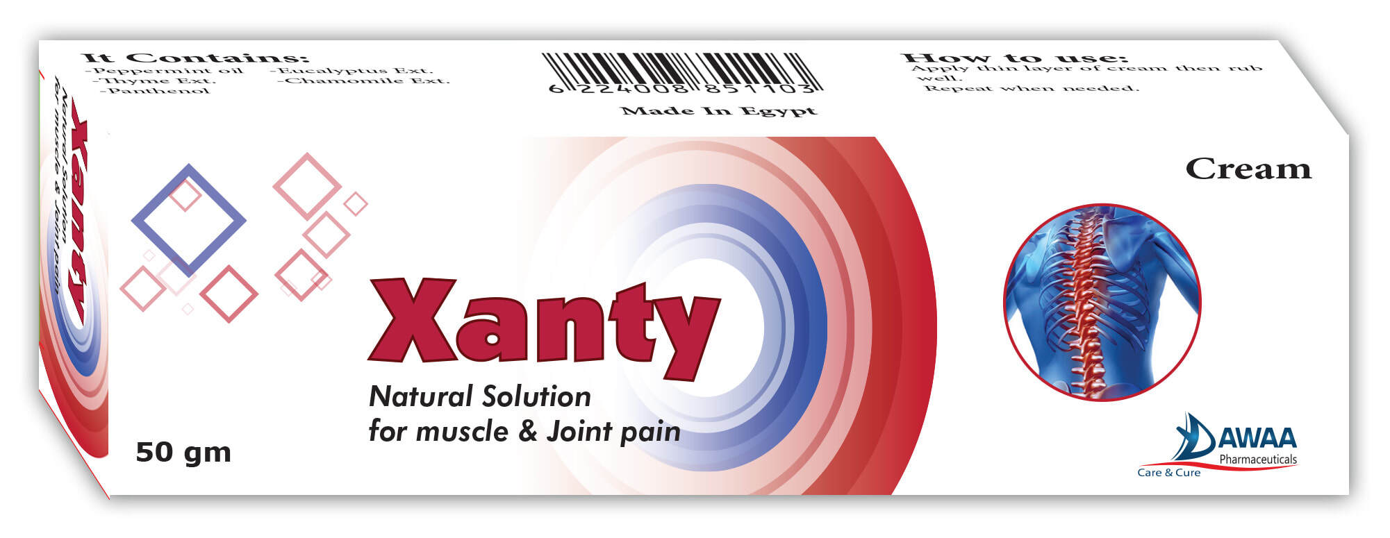 xanty cream 50 gm