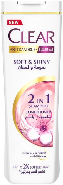 شامبو ضد القشرة لنعومة ولمعان الشعر للنساء من كلير - 600 مل