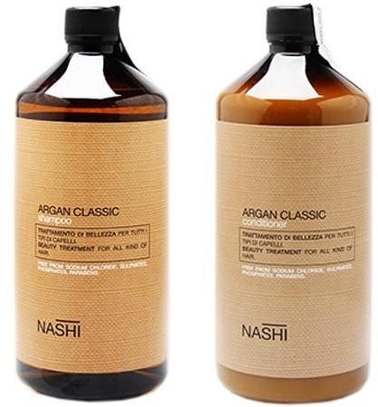 ناشي ارجن شامبو وبلسم ل جميع انواع الشعر - 1 لتر