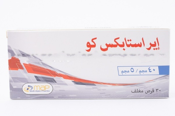 ايراستابيكس كو 5/40مجم 30 قرص