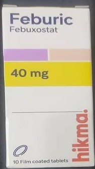 فيبيوريك 40 مجم 10 قرص
