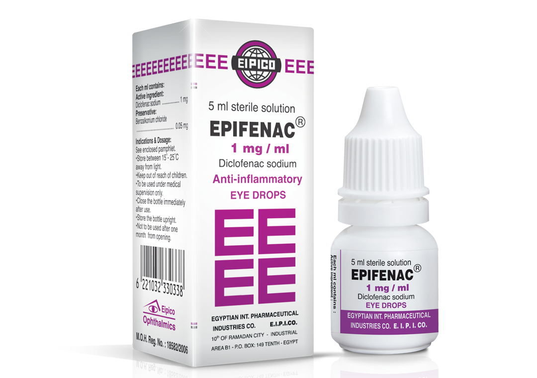 ابيفيناك 0.1% قطرة عين 5 مل