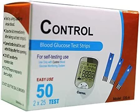 كنترول شرائط اختبار السكر ف الدم 50 شريط
