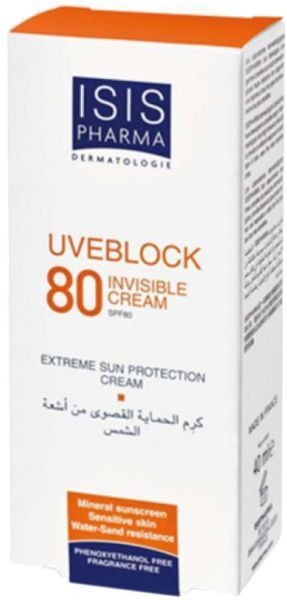 uveblock 80 INVISIBLE CREAM