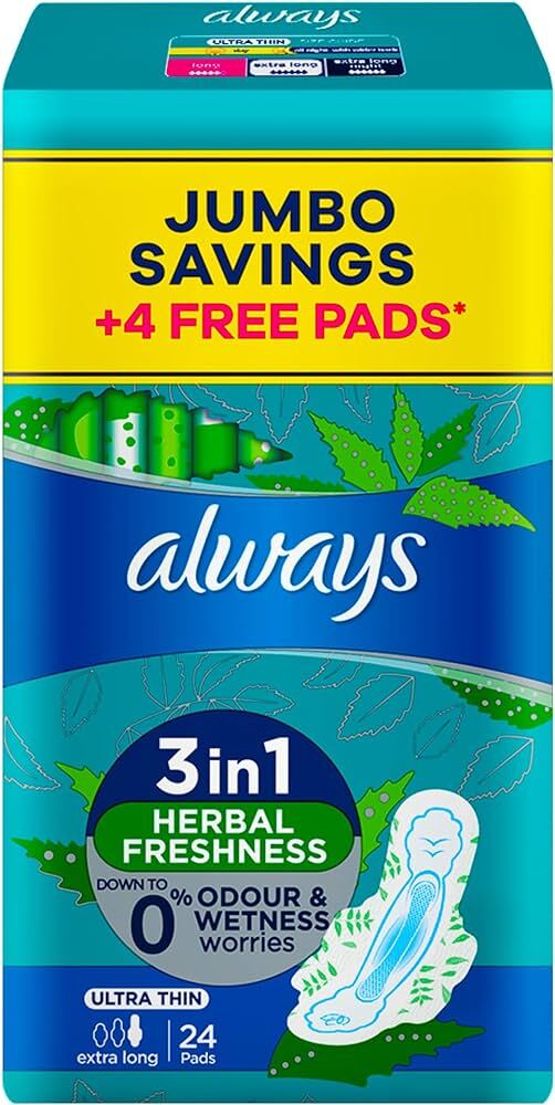 always ultra extra long 24 pads