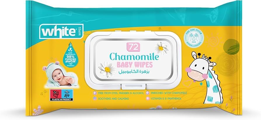 وايت بيبي وايبس كاموميل - 72 منديل