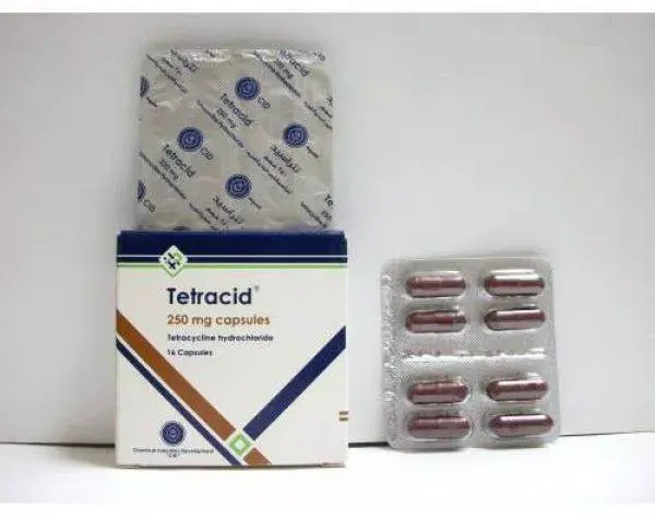 TETRACID 250 MG 16 CAP