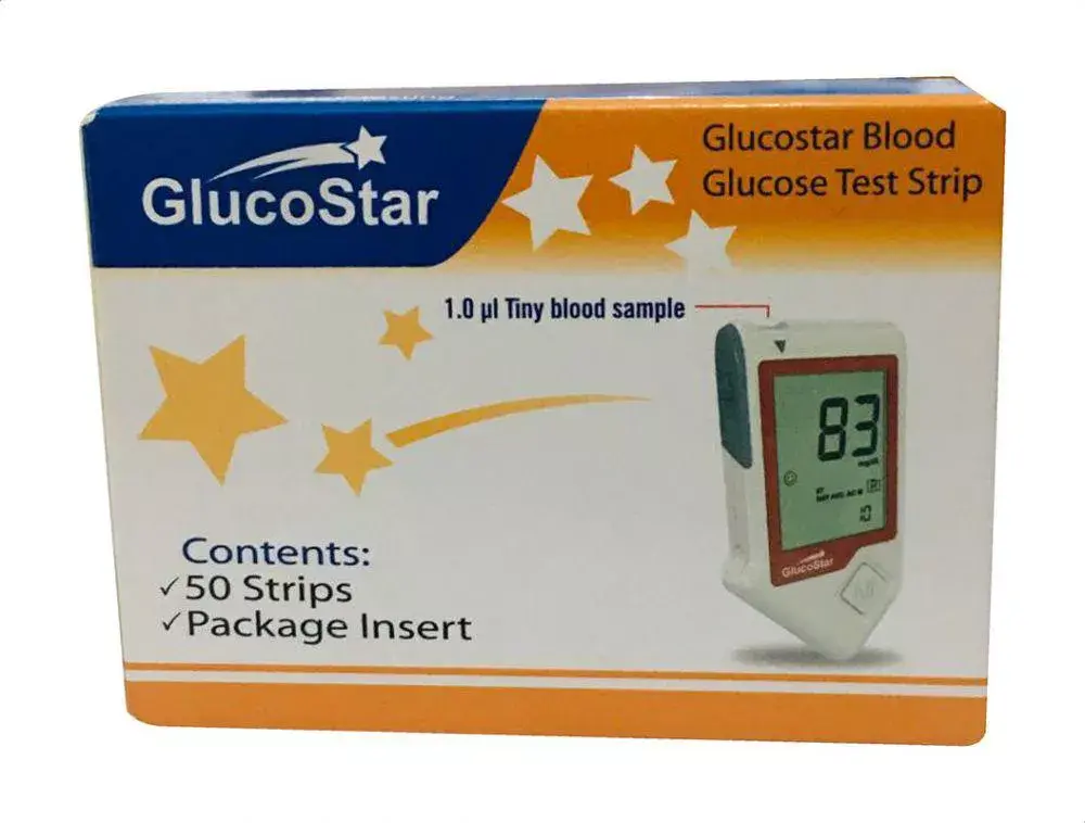 جلوكو شرائح اختبار ستار 50 ق