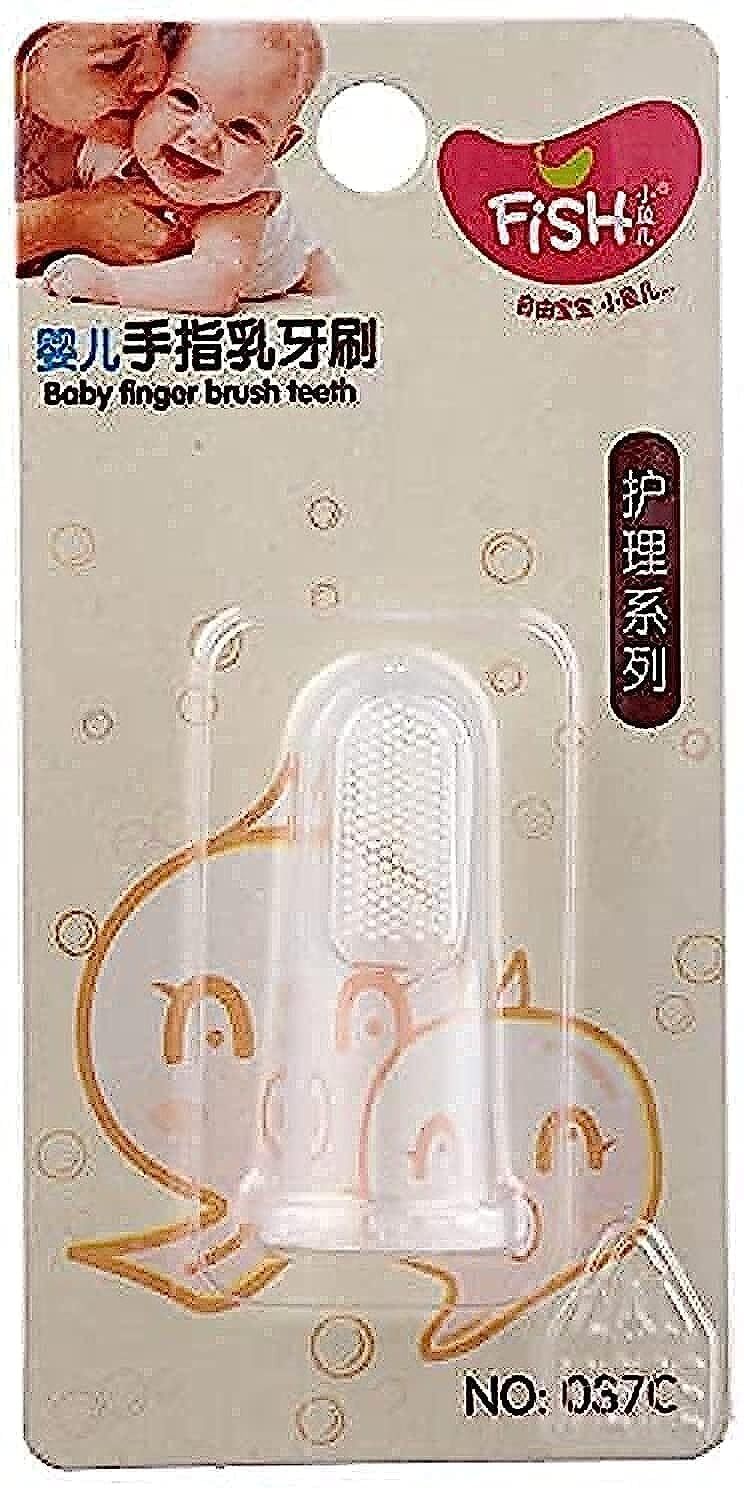 Fish Finger Brush Silicone Baby Toothbrush