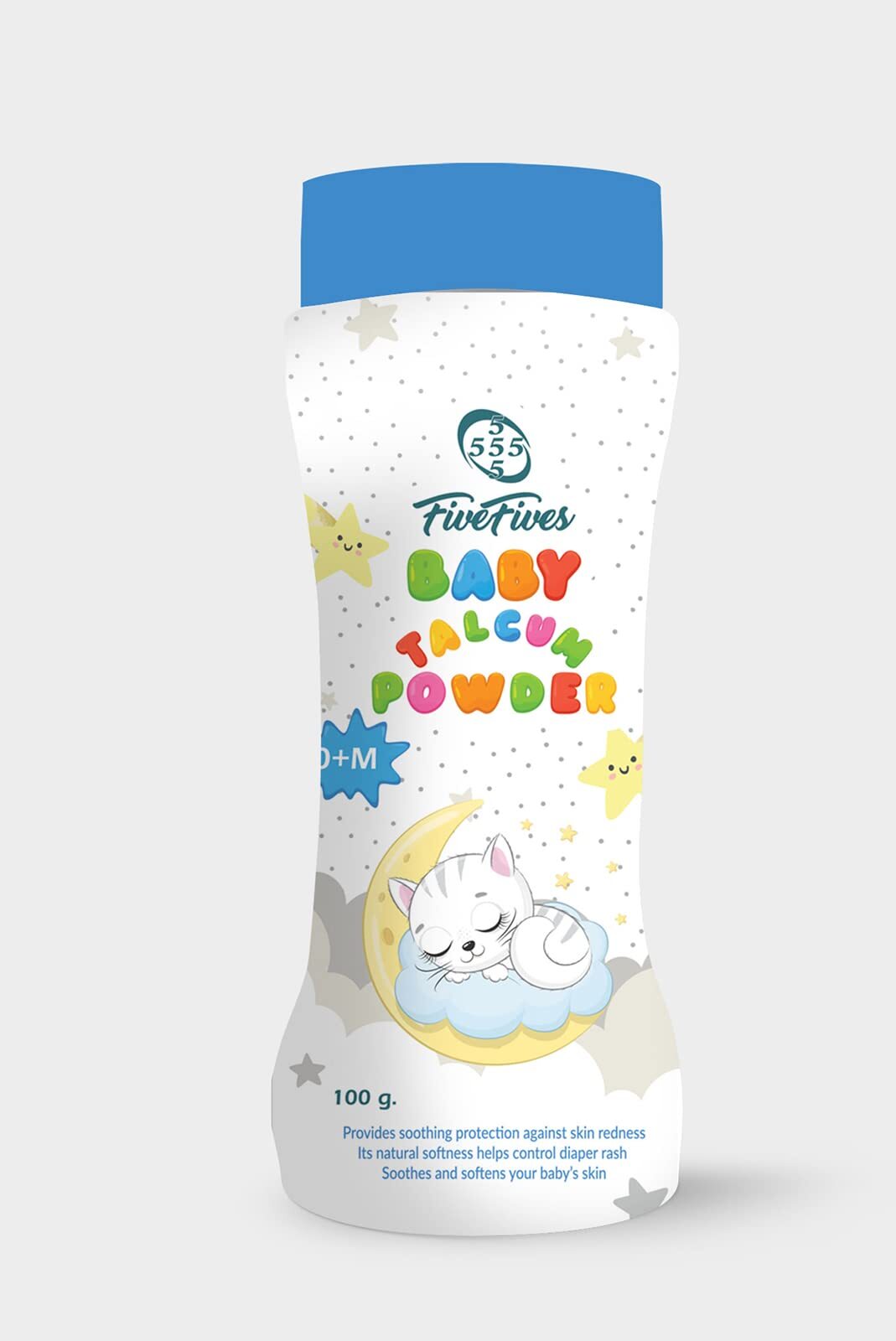 خمس خمسات بودرة تلك ازرق 100 جم