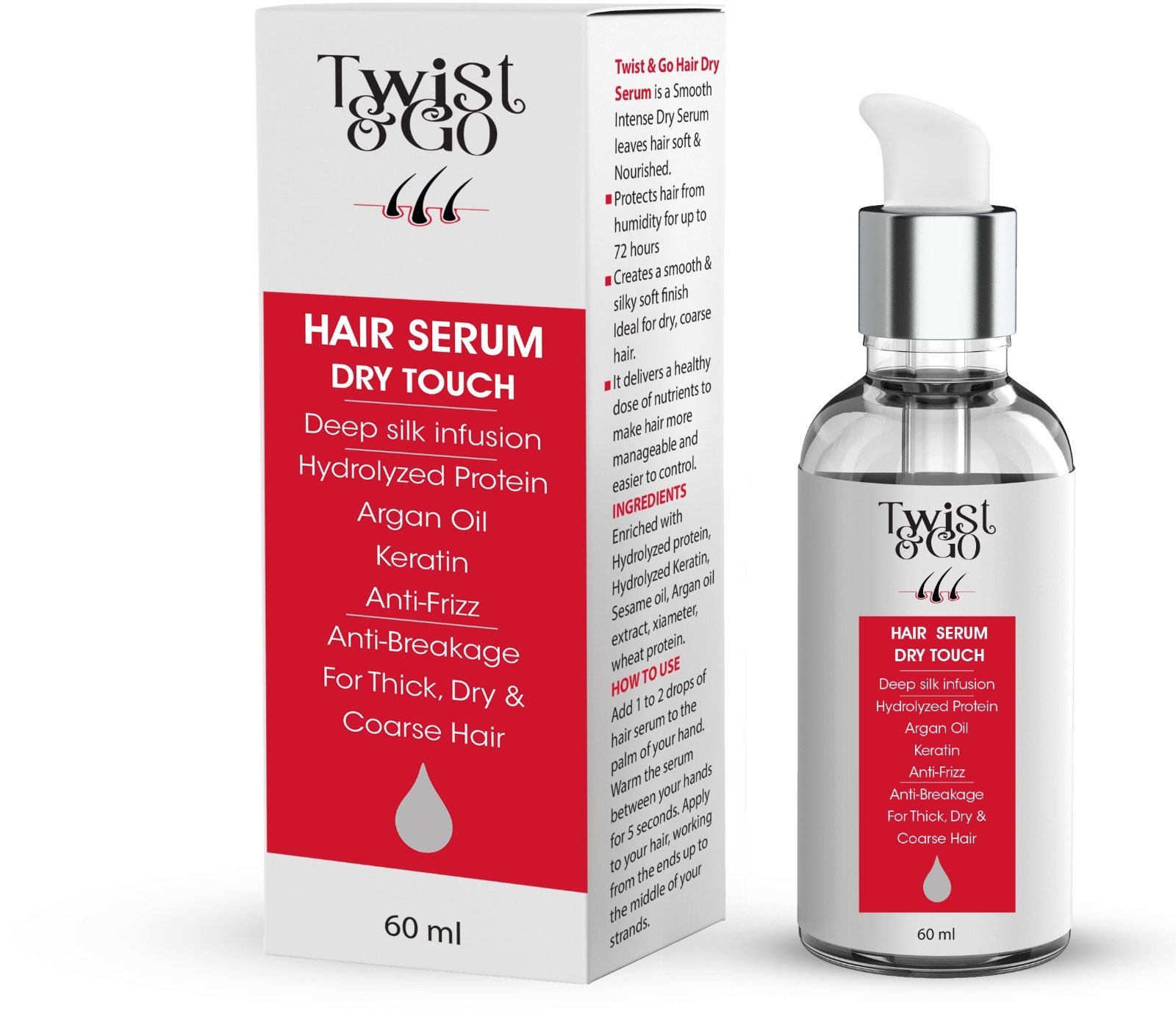 twist&go hair serum