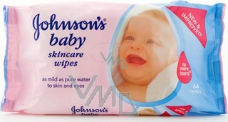 جونسون بيبي سكين كير مناديل مبلله 64 قطعه
