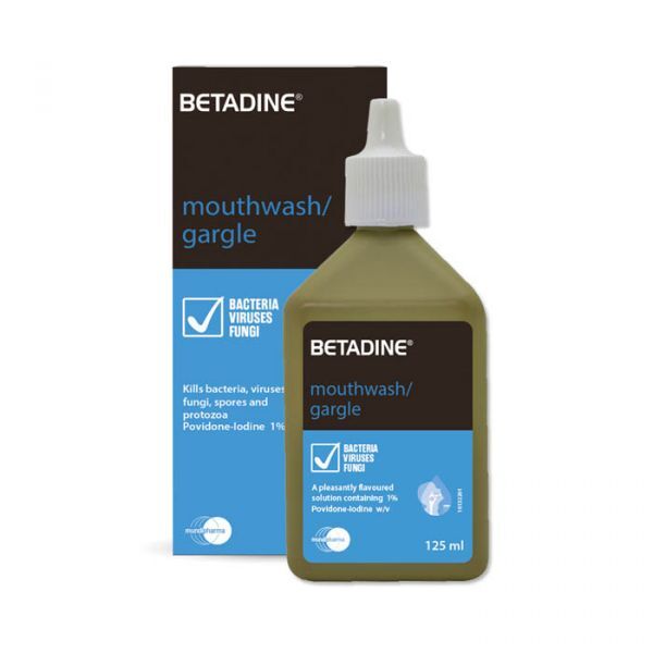 BETADINE MOUTH WASH 120ML