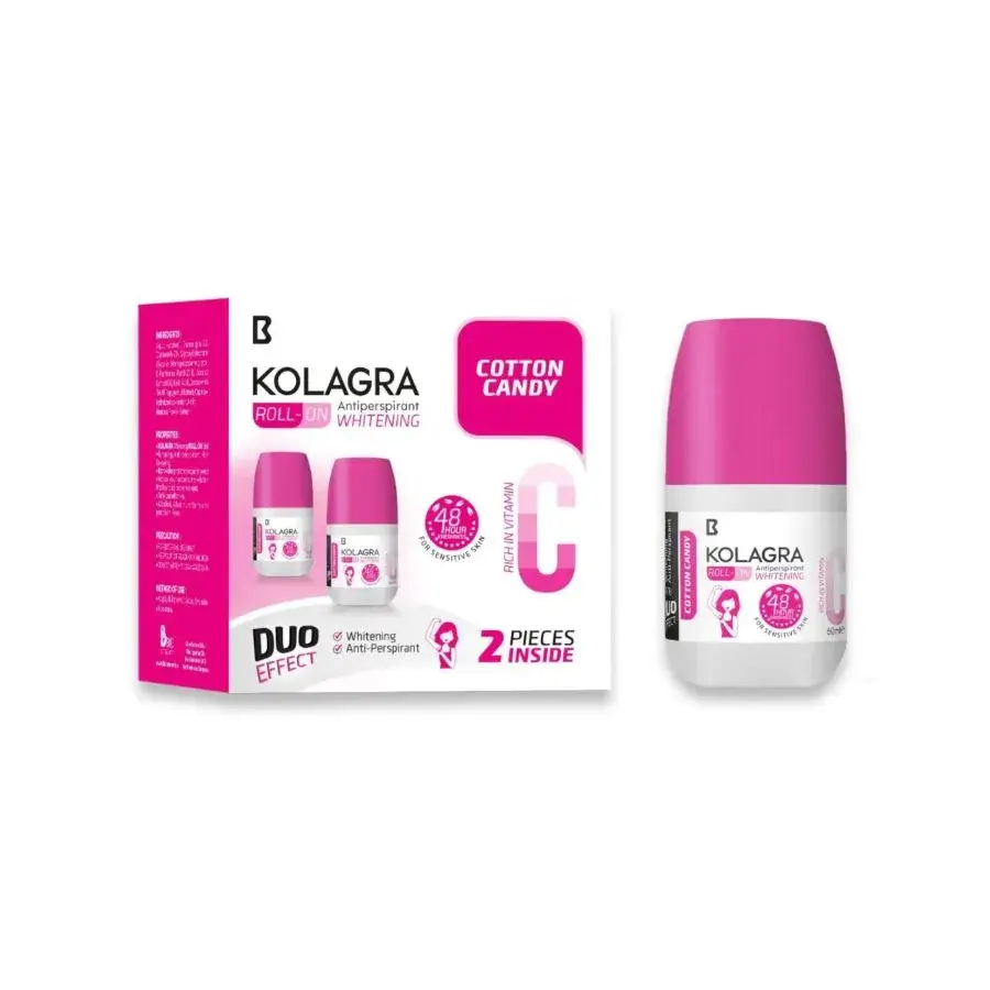 عرض كولاجرا رول أون للتبييض بحلوى القطن 1+1